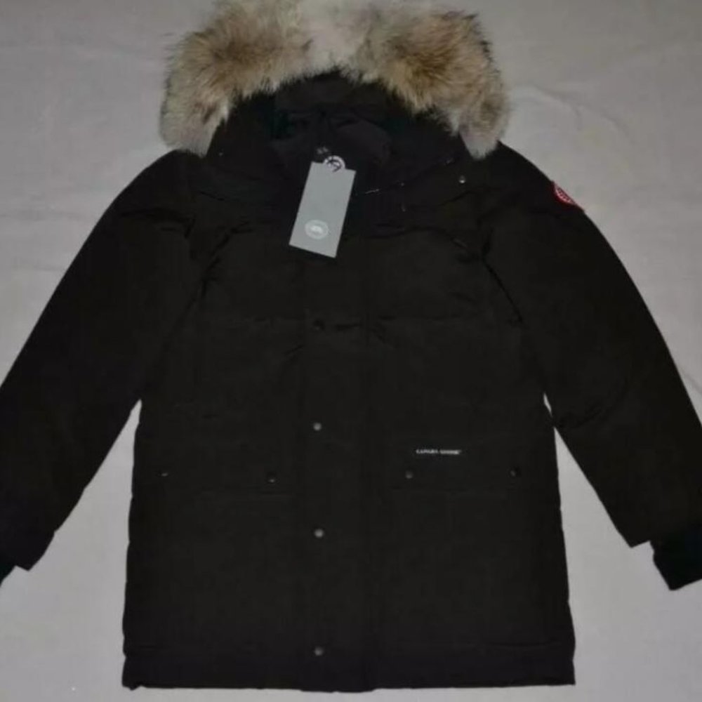 CANADA GOOSE MEN'S EMORY DOWN PARKA BLACK